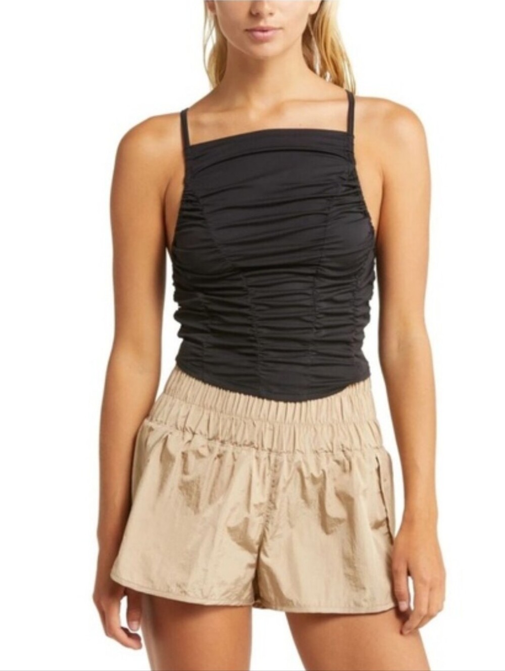 NWT Shirr Enough Cami Tank